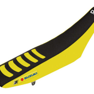 Housse de selle BLACKBIRD Double Grip 3 jaune/noir Suzuki RM-Z250
