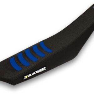 Housse de selle BLACKBIRD Double Grip 3 noir/bleu Sherco SE/SEF/SE-R/SEF-R