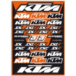 Planche de stickers BLACKBIRD KTM