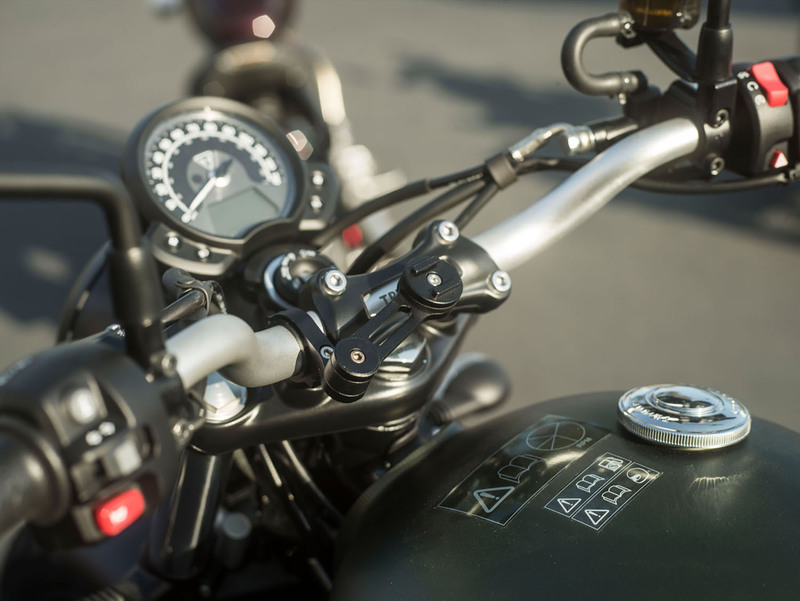Pack complet SP-CONNECT Moto Bundle fixé sur guidon Samsung S7 Edge