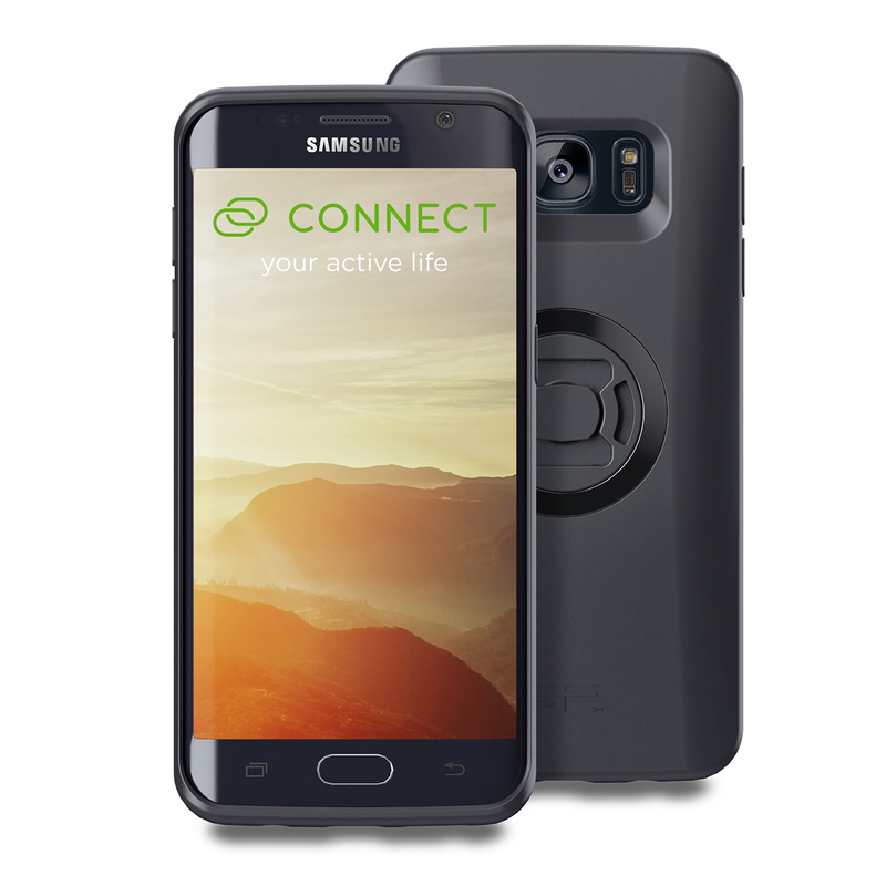 Pack complet SP-CONNECT Moto Bundle fixé sur guidon Samsung S7 Edge
