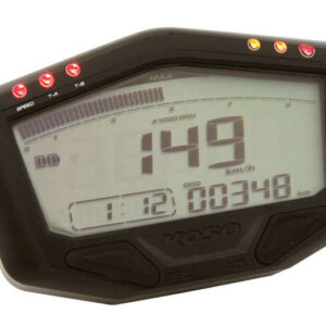 Compteur de vitesse KOSO DB-02 multifonctions noir universel