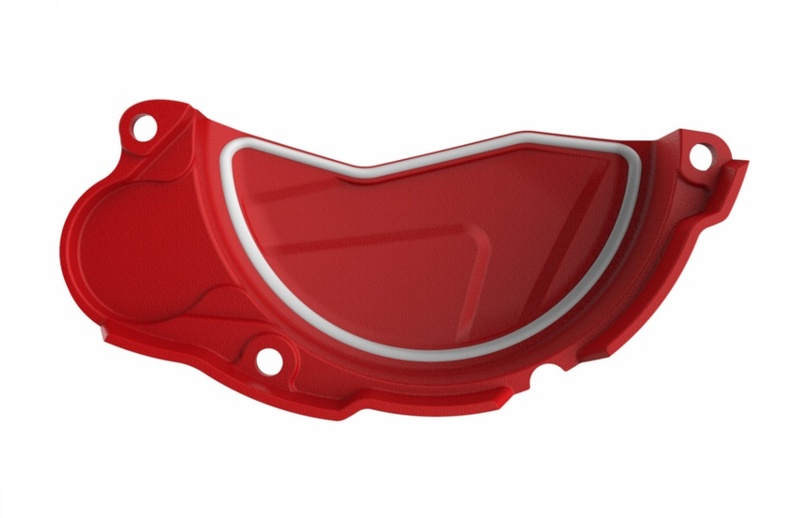 Protection de carter d'embrayage POLISPORT rouge Beta RR 250/300