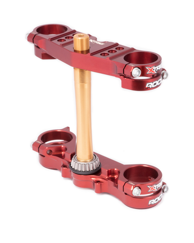 Té de fourche XTRIG ROCS Tech orange offset 25mm