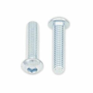 Vis tête bombée épaisse BOLT M6x1x25mm - 10 pièces
