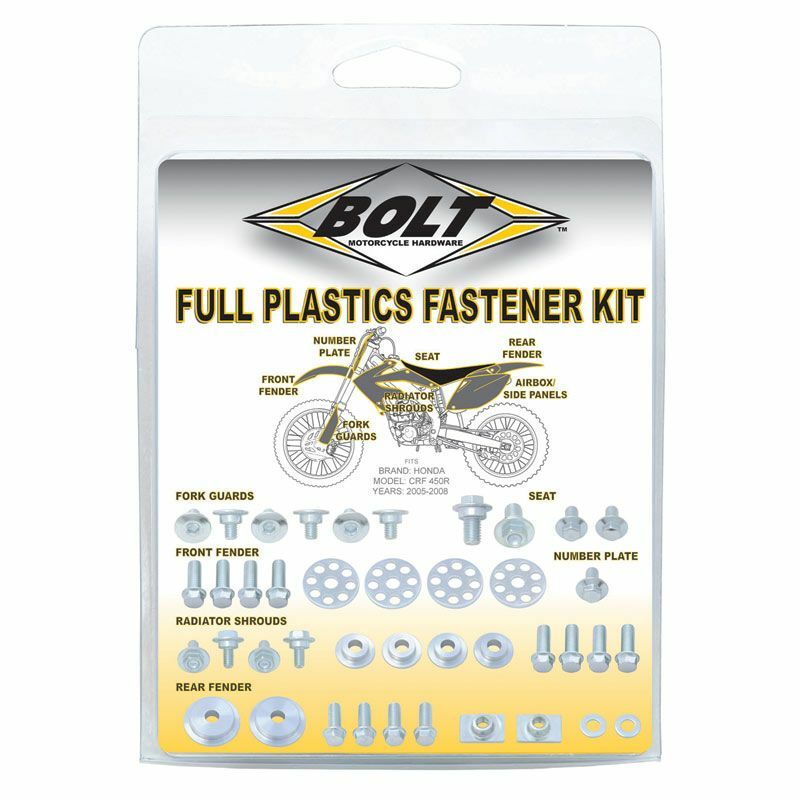 Kit visserie plastiques BOLT inox - Yamaha YZ/WR