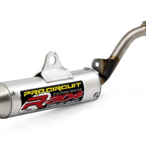 Silencieux PRO CIRCUIT R-304 Euro alu brossé/casquette inox Kawasaki KX85
