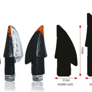 Clignotants BIHR Blade LED long bamboo universel