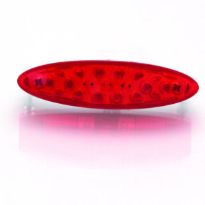 Feu arrière BIHR LED petit modèle rouge avec éclairage de plaque universel