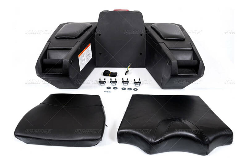 Coffre arrière KIMPEX Deluxe quad noir 92L