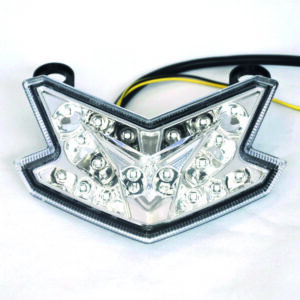 Feu arrière BIHR LED avec clignotants intégrés Kawasaki Z800, ZX636