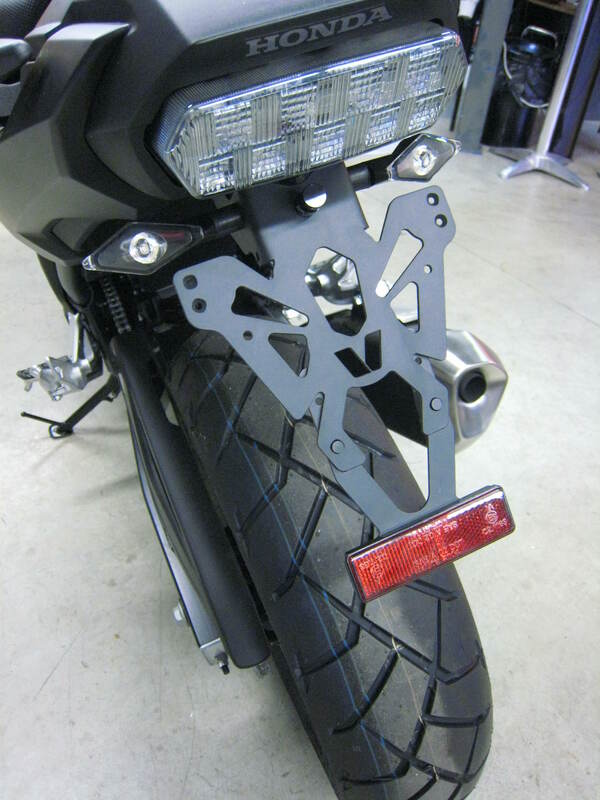 Support de plaque V PARTS noir Honda NC750X