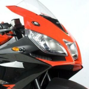 Cache-orifices rétroviseur R&G RACING - noir Aprilia RS4 125/RSV4 RR/RF