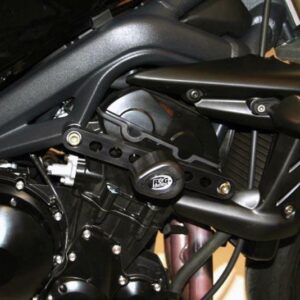 Tampons de protection R&G RACING Aero noir Triumph Street Triple/R 675