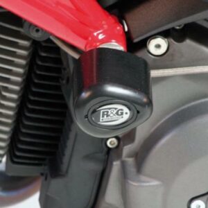 Tampons de protection R&G RACING Aero noir Ducati Monster 696/796/1100