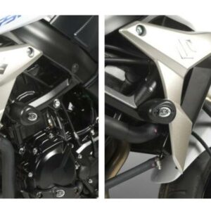 Tampons de protection R&G RACING Aero noir Suzuki GSR 750
