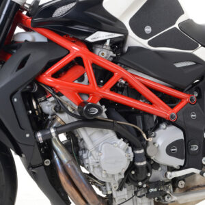 Tampons de protection R&G RACING Aero noir MV Agusta Brutale 1090