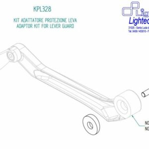 Adaptateur de protection de levier LIGHTECH - Unité