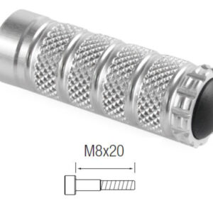 Repose-pieds LIGHTECH M8x20 argent