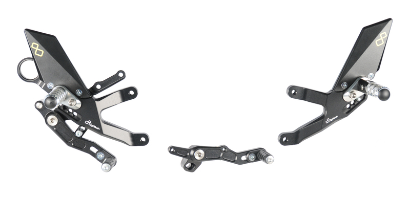 Commandes reculées réglables LIGHTECH repliables - sélection standard/inversée