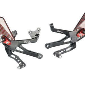Commandes reculées réglables LIGHTECH Racing - sélection inversée