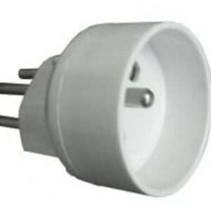 Adaptateur France/Suisse Femelle/Male 3 poles