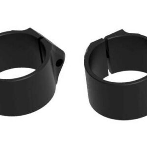 Bracelets de guidon LIGHTECH Ø52mm hauteur +0mm déport +20mm/10° noir