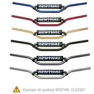 Guidon RENTHAL Mini MX 7/8" 780 Kawasaki KX80/85/100