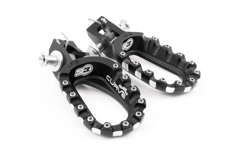 Repose-pieds S3 Curve High noir KTM/Husqvarna