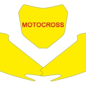 Fonds de plaque BLACKBIRD noir Honda CRF250R/450R