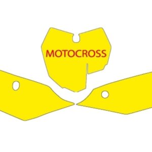 Fonds de plaque BLACKBIRD blanc KTM SX/SX-F