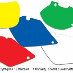 Fonds de plaque BLACKBIRD blanc KTM