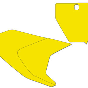 Fonds de plaque BLACKBIRD jaune Husqvarna TC/FC