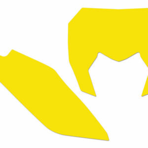 Fonds de plaque BLACKBIRD jaune Sherco SE/SE-F