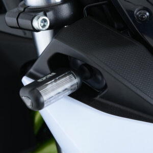 Adaptateur micro clignotant R&G RACING noir Kawasaki