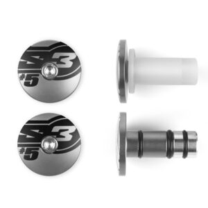 Embouts de guidons S3 End 5 Ø14mm titane