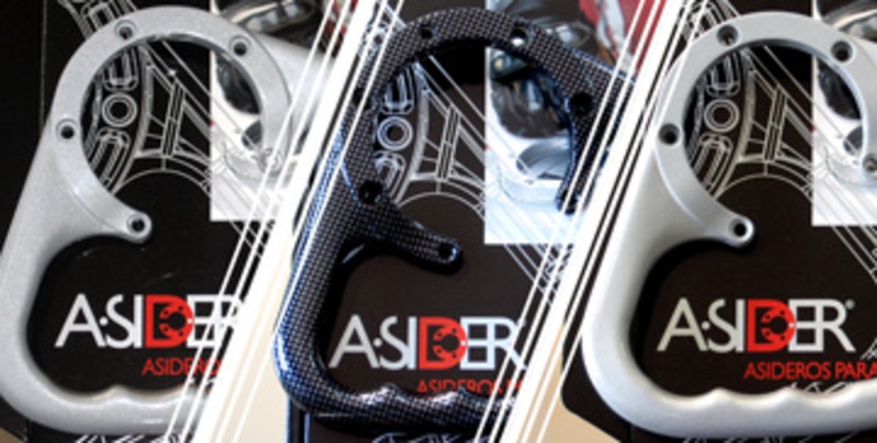 Poignée de réservoir A-SIDER 5 vis argent Kawasaki