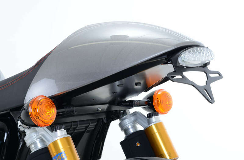 Support de plaque R&G RACING noir Triumph Thruxton/Thruxton R