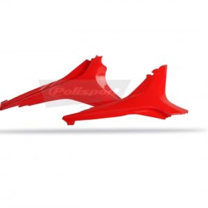 Caches boîte à air POLISPORT rouge Honda CRF250R/CRF450R