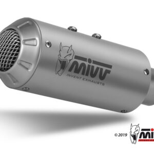 Silencieux MIVV MK3 inox brossé/casquette inox Yamaha MT-10