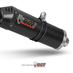 Silencieux MIVV Oval Carbon Cap carbone Kawasaki Z750