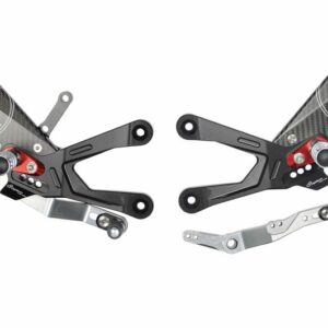 Commandes reculées réglables LIGHTECH Racing - sélection standard/inversée