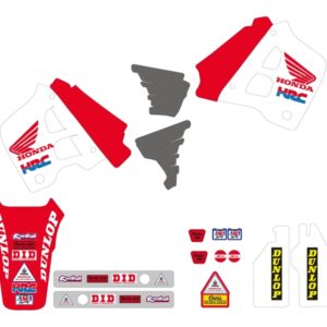 Kit déco TECNOSEL Team Honda USA 1991