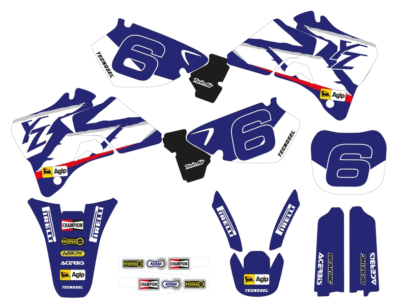 Kit déco TECNOSEL Team Yamaha 1998