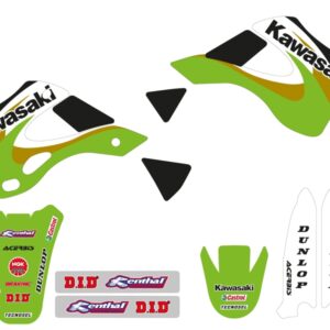 Kit déco complet TECNOSEL Team OEM Kawasaki 2000