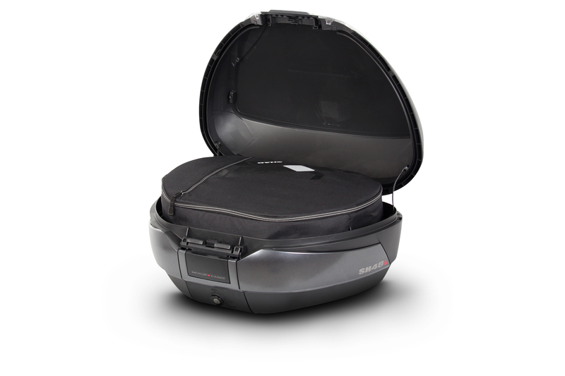 Top case SHAD SH48 DG carbone + dosseret