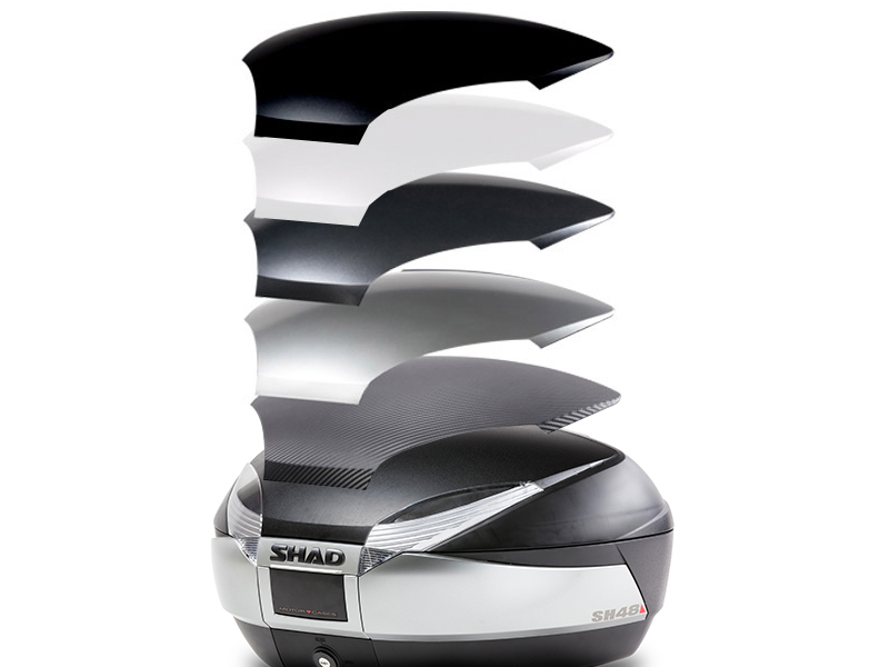 Top case SHAD SH48 New Titanium
