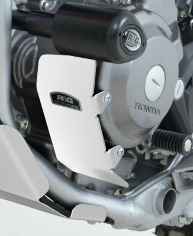 Protection moteur gauche R&G RACING alu argent Honda CRF250M/250L