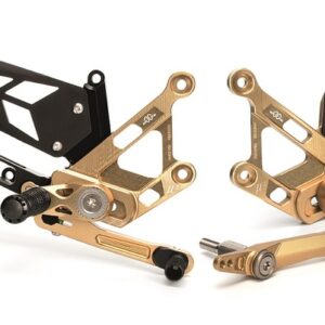 Commandes reculées ajustables GILLES TOOLING MUE2 or Yamaha MT-10
