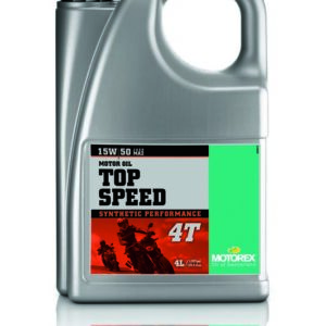 Huile moteur MOTOREX Top Speed 4T - 15W50 JASO MA2 - 4L